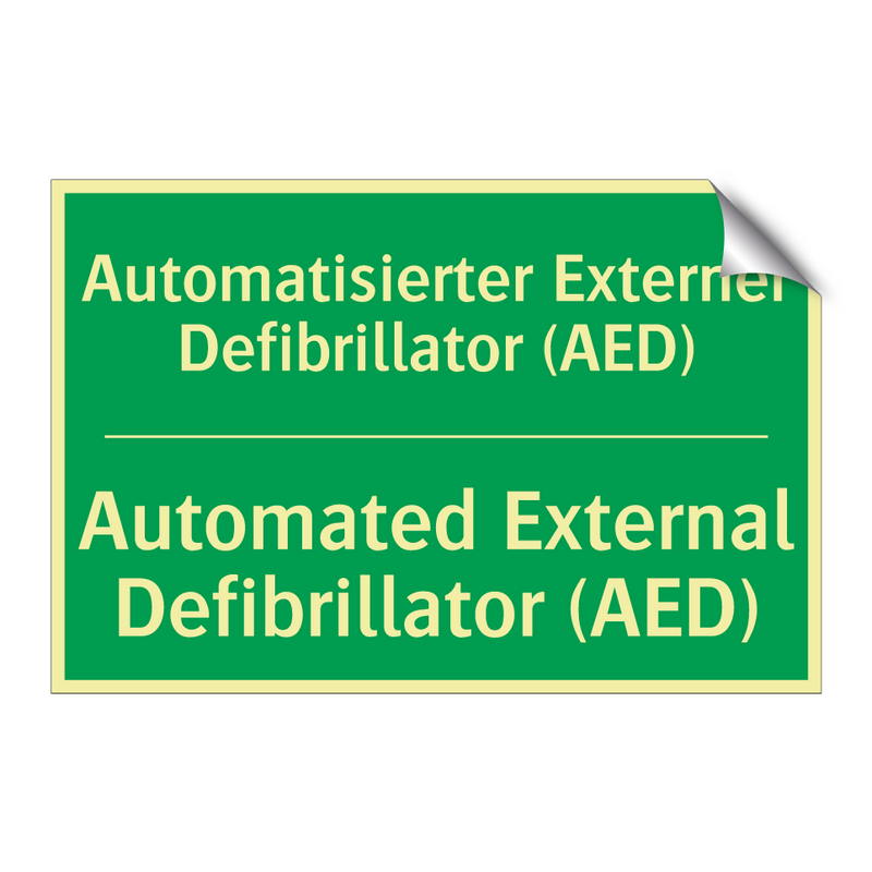 Automatisierter Externer Defibrillator /.../ - Automated External Defibrillator /.../