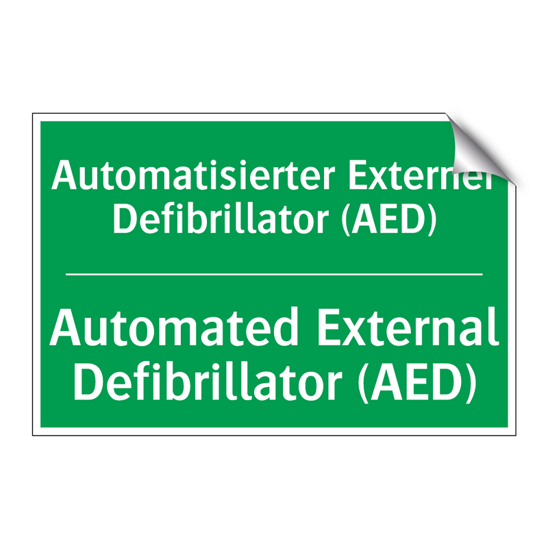 Automatisierter Externer Defibrillator /.../ - Automated External Defibrillator /.../