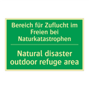 Bereich für Zuflucht im Freien /.../ - Natural disaster outdoor refuge /.../