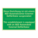 Diese Einrichtung ist mit einem /.../ - This establishment is equipped /.../