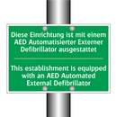 Diese Einrichtung ist mit einem /.../ - This establishment is equipped /.../