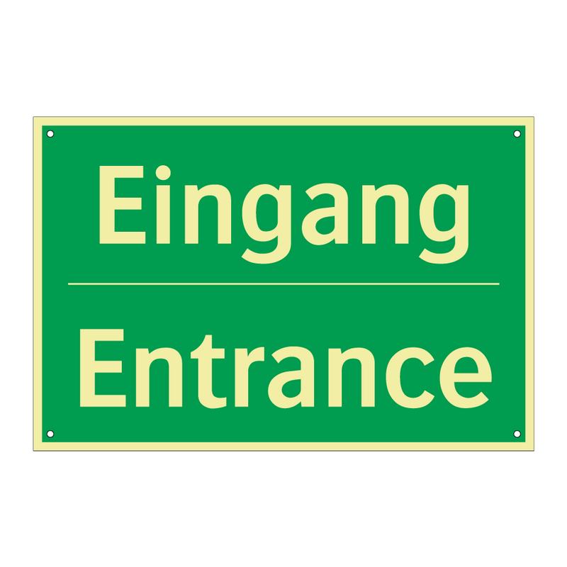 Eingang - Entrance