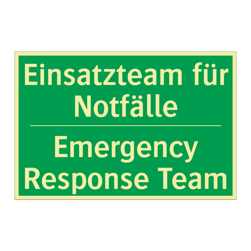 Einsatzteam für Notfälle - Emergency Response Team