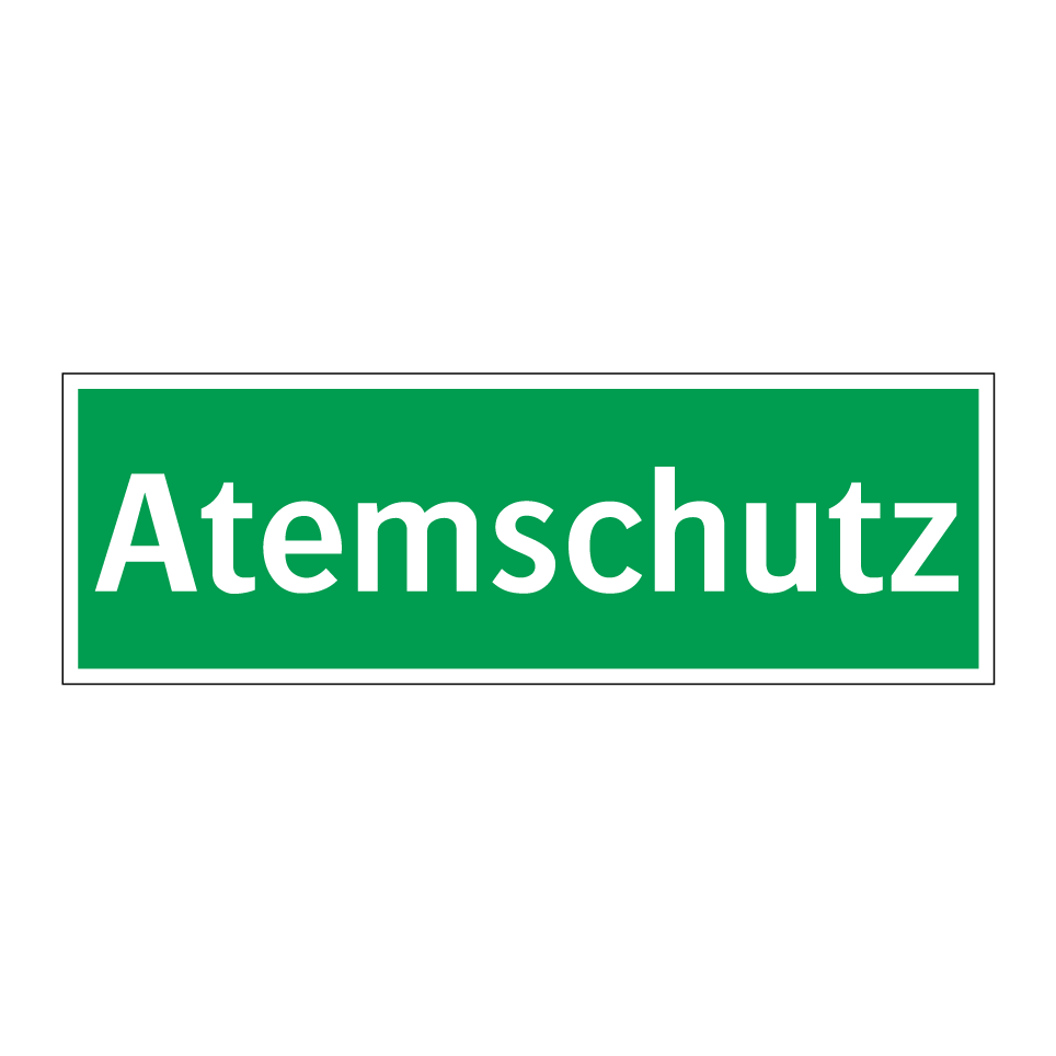 Kauf Atemschutz schild | SignOnline | DE-E49