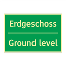 Erdgeschoss - Ground level