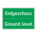 Erdgeschoss - Ground level