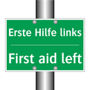 Erste Hilfe links - First aid left