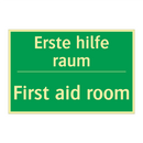 Erste hilfe raum - First aid room