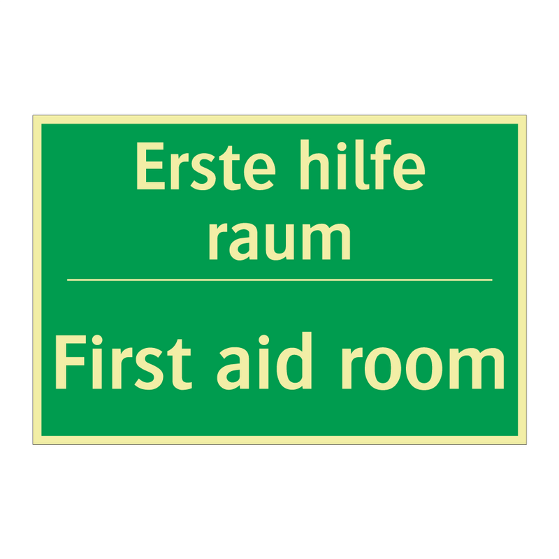 Erste hilfe raum - First aid room