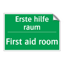 Erste hilfe raum - First aid room