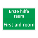 Erste hilfe raum - First aid room