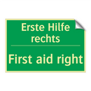 Erste Hilfe rechts - First aid right
