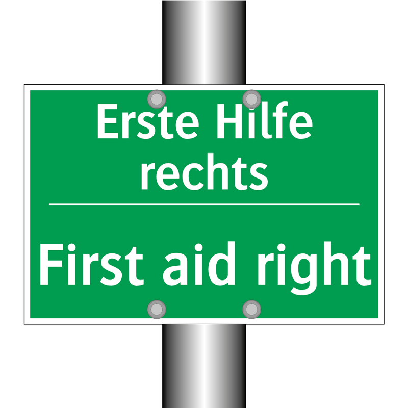 Erste Hilfe rechts - First aid right