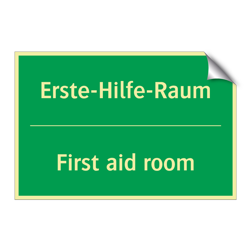 Erste-Hilfe-Raum - First aid room