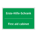 Erste-Hilfe-Schrank - First aid cabinet