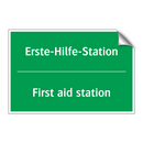 Erste-Hilfe-Station - First aid station