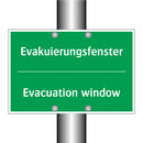 Evakuierungsfenster - Evacuation window