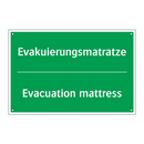 Evakuierungsmatratze - Evacuation mattress