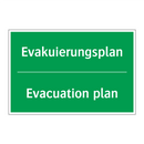 Evakuierungsplan - Evacuation plan