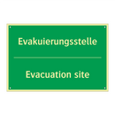 Evakuierungsstelle - Evacuation site