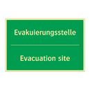 Evakuierungsstelle - Evacuation site