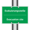 Evakuierungsstelle - Evacuation site
