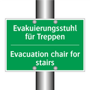 Evakuierungsstuhl für Treppen - Evacuation chair for stairs