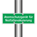 Atemschutzgerät für Notfallevakuierung