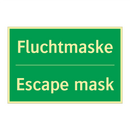 Fluchtmaske - Escape mask