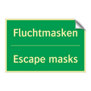 Fluchtmasken - Escape masks