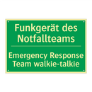 Funkgerät des Notfallteams - Emergency Response Team walkie-talkie /.../