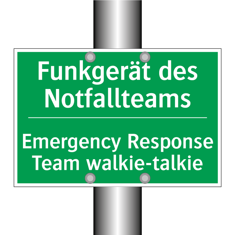 Funkgerät des Notfallteams - Emergency Response Team walkie-talkie /.../