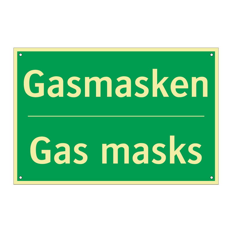 Gasmasken - Gas masks
