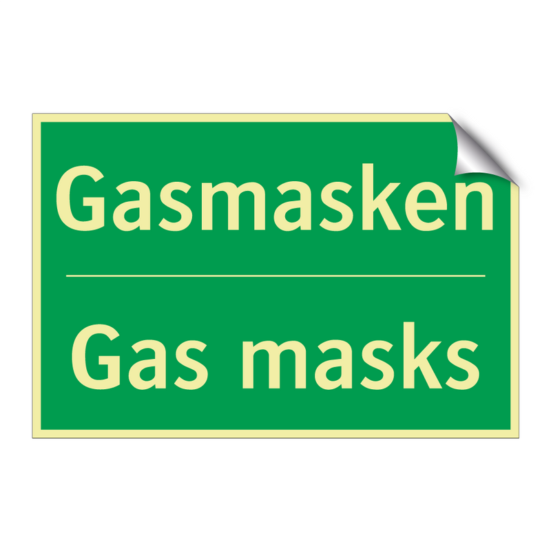 Gasmasken - Gas masks