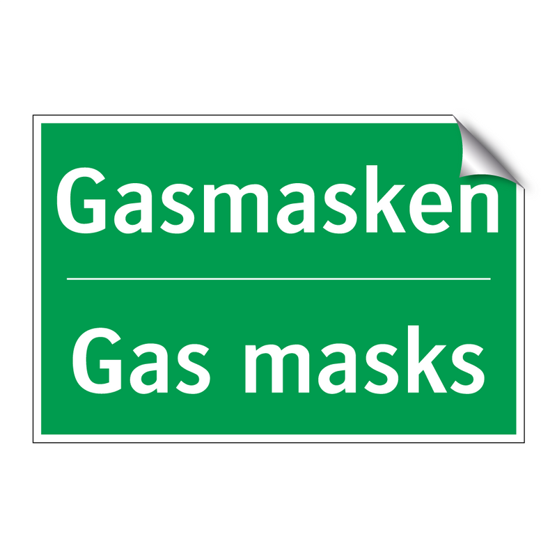 Gasmasken - Gas masks