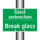 Glass zerbrechen - Break glass