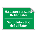 Halbautomatischer Defibrillator /.../ - Semi-automatic defibrillator