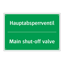 Hauptabsperrventil - Main shut-off valve