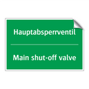 Hauptabsperrventil - Main shut-off valve