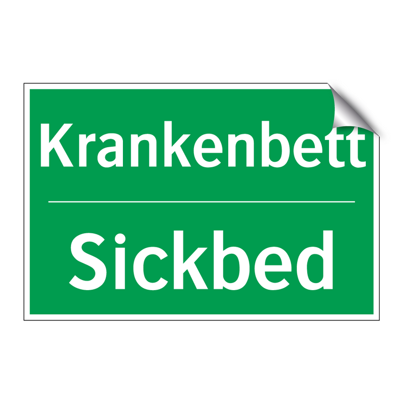 Krankenbett - Sickbed