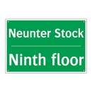 Neunter Stock - Ninth floor
