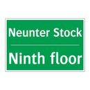 Neunter Stock - Ninth floor