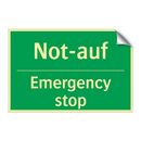 Not-auf - Emergency stop
