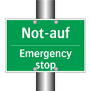 Not-auf - Emergency stop