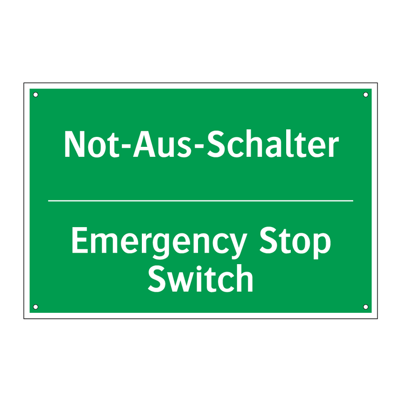Not-Aus-Schalter - Emergency Stop Switch