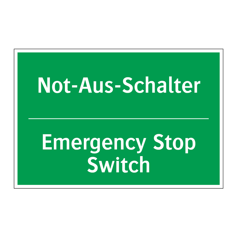 Not-Aus-Schalter - Emergency Stop Switch