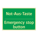 Not-Aus-Taste - Emergency stop button