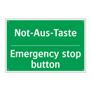 Not-Aus-Taste - Emergency stop button