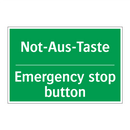 Not-Aus-Taste - Emergency stop button