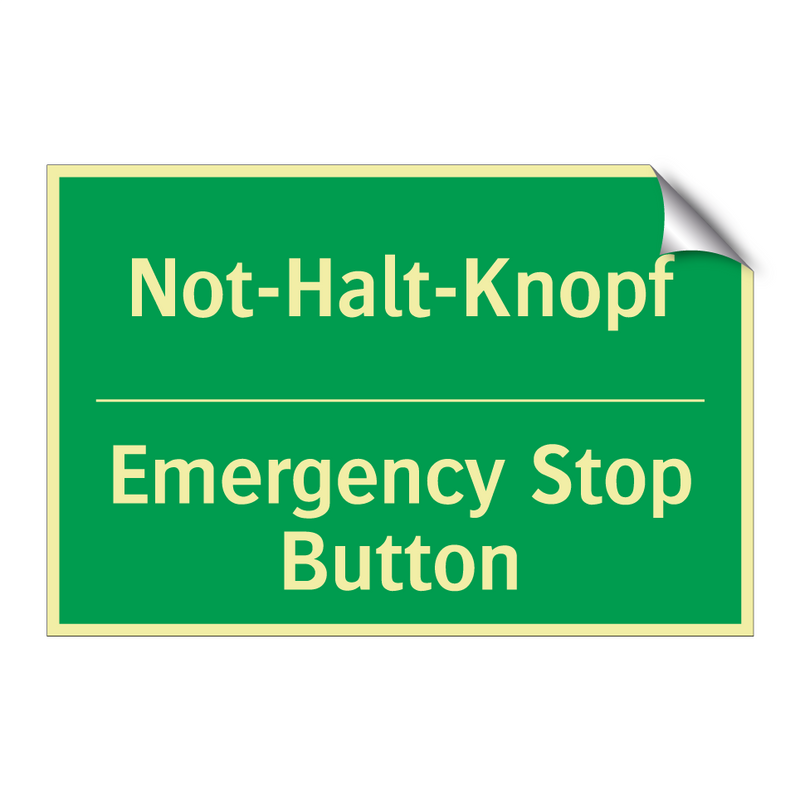 Not-Halt-Knopf - Emergency Stop Button